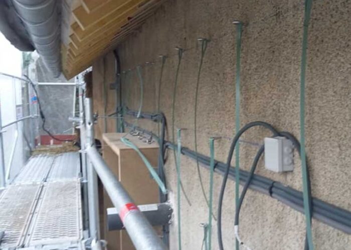 Pose ancrages et bretelles