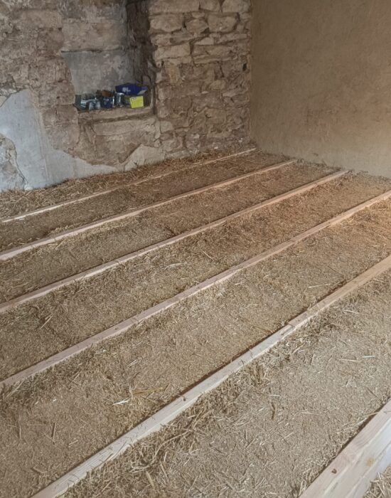 PLANCHER BOIS PAILLE