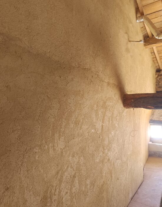 Enduit terre et chaux